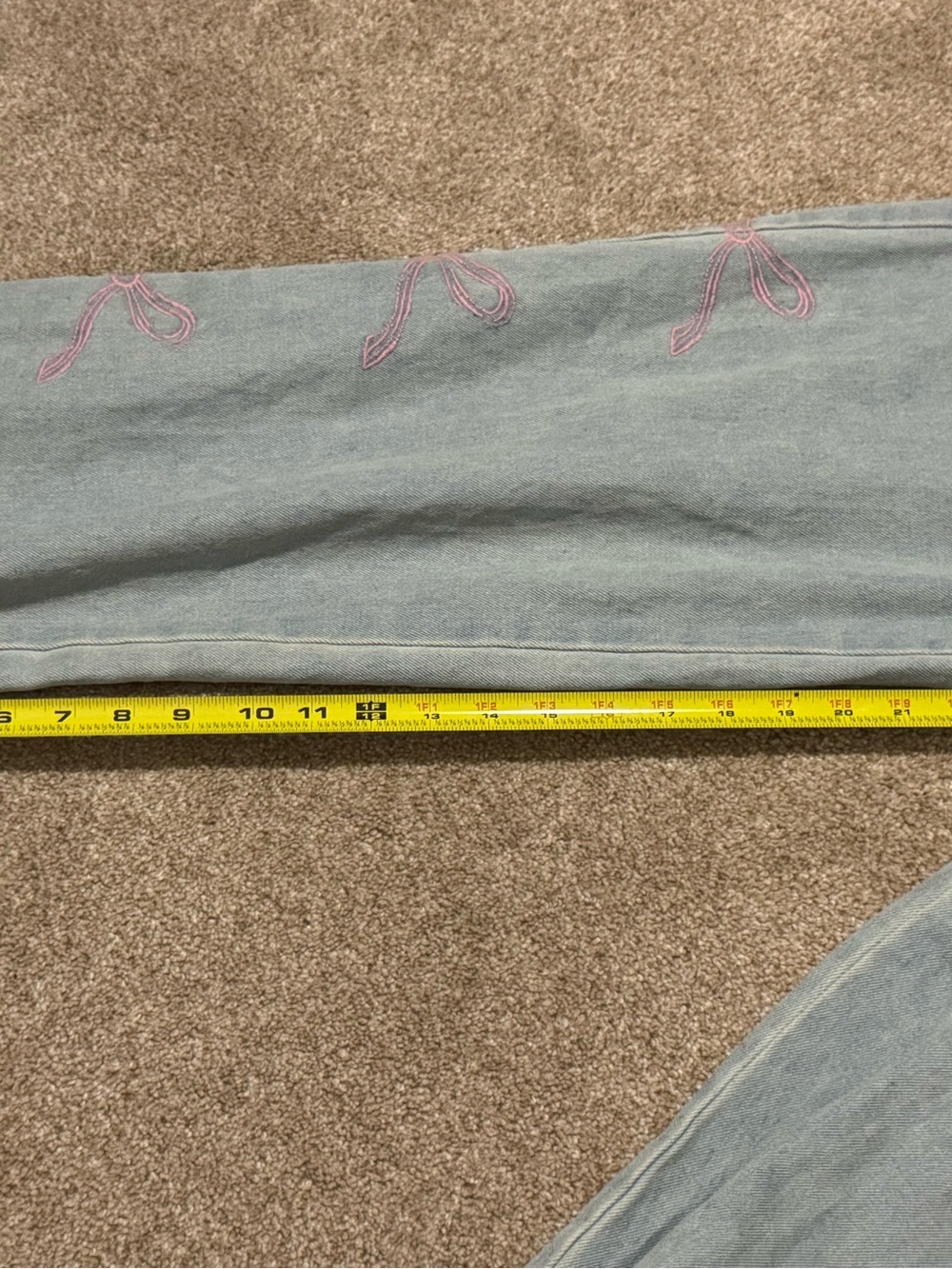 Balletcore wide leg Dazy jeans NWT size M - Picture 11 of 11